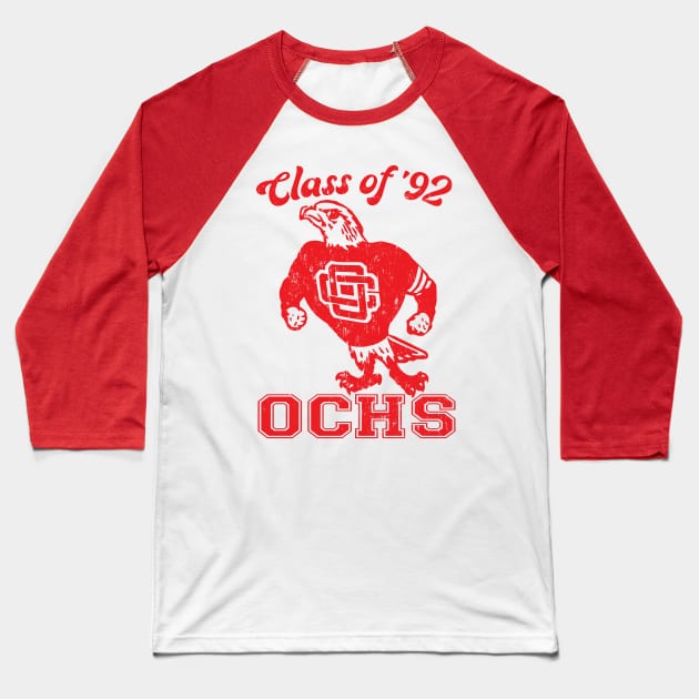 OCHS Class of 92 Baseball T-Shirt by mcillustrator